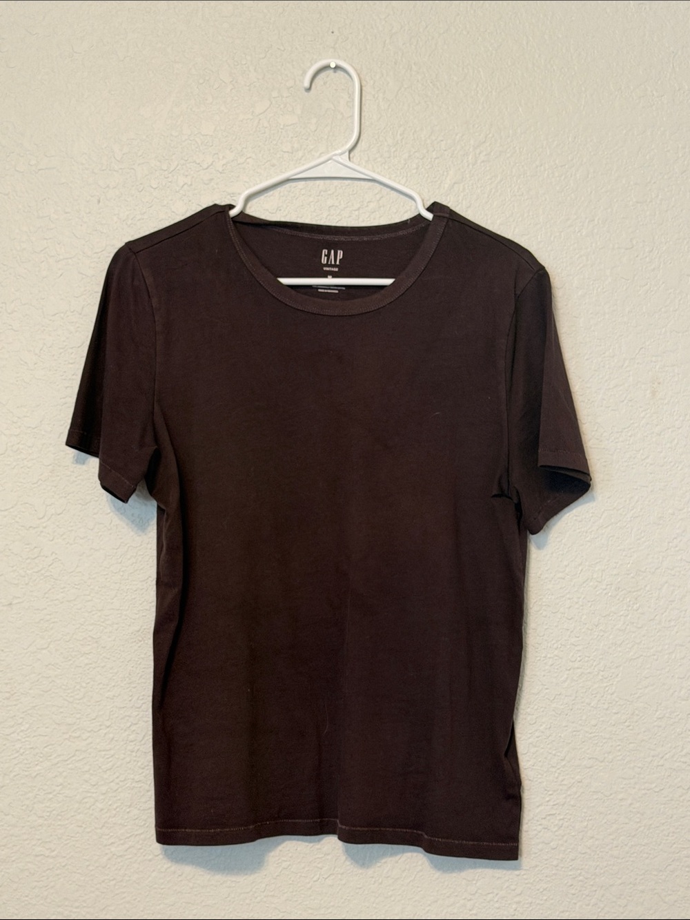 GAP Women's Short Sleeve Tee — Chocolate Brown